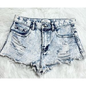 Forever 21 Women’s Distressed Cutoff Denim Shorts Size 26